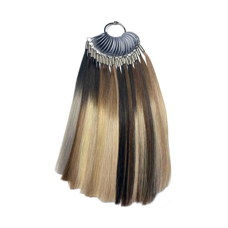 #Ombre & Balayage Leihversion Echthaar Farbring zur Farbbestimmung