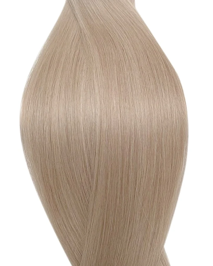 #M18/60B Balayage Weißblond Keratin Bonding Extensions Echthaar