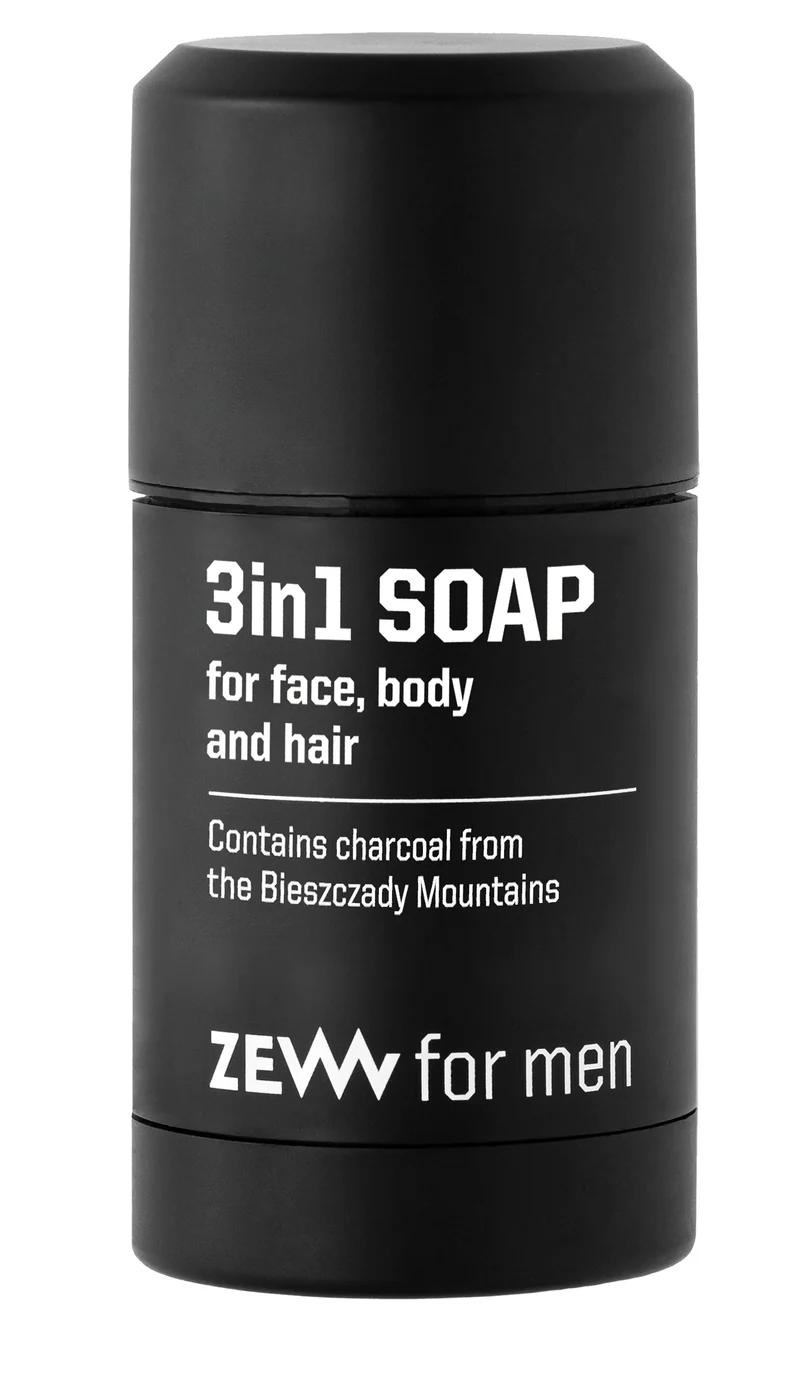 3in1 Soap natural soap for face, body and hair with charcoal