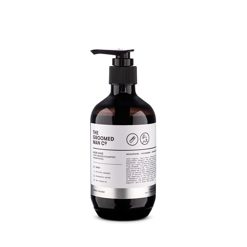 The Groomed Man Co. Musk Have Hair & Beard Shampoo 300ml
