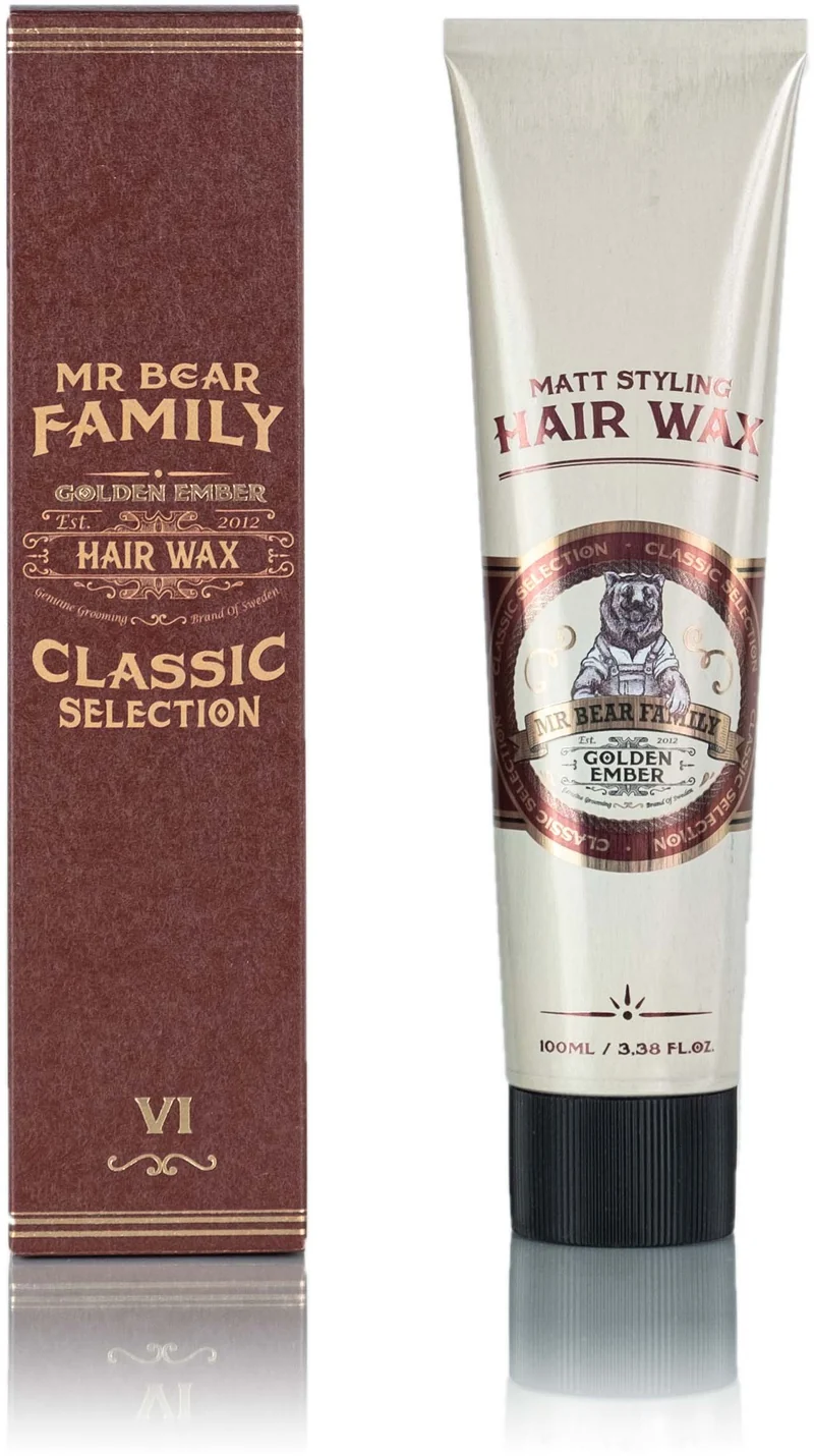 Mr Bear Family Golden Ember Hair Wax 100 ml