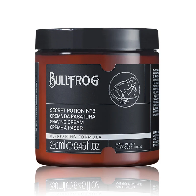 BULLFROG Shaving Cream Secret Potion N.3 Refreshing 250ml