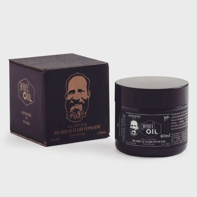 Beyer’s Oil Bartpflege Beard-& Hair Pomade Eisenkraut 60 ml