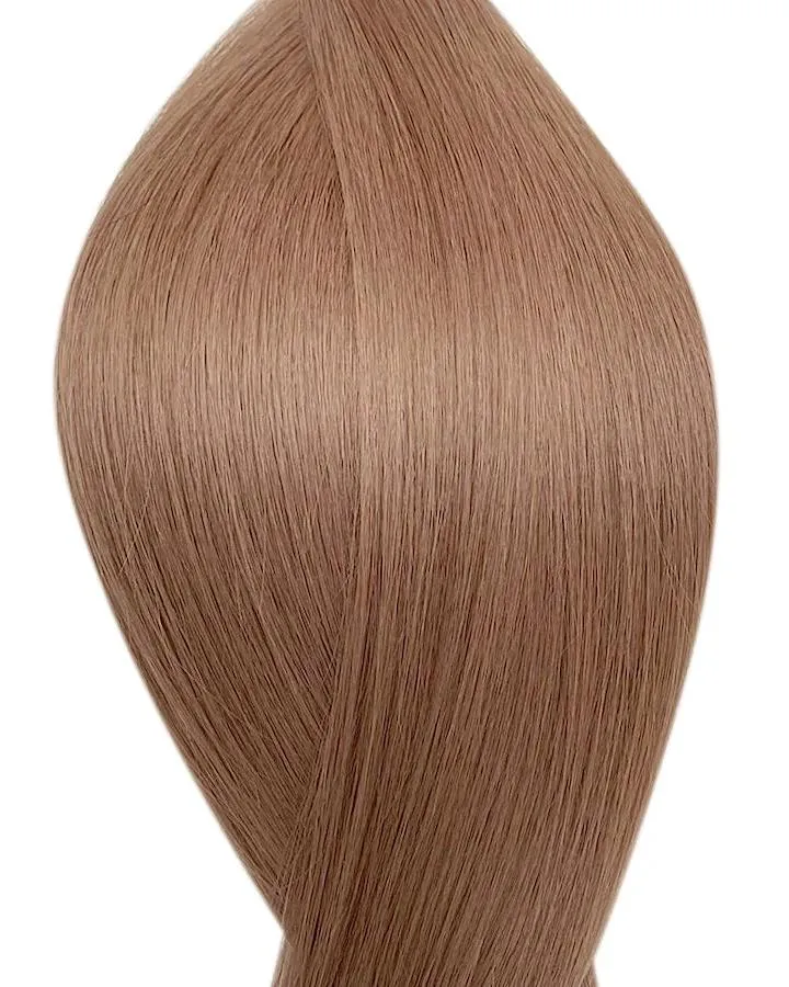 #10 Hellest Braun Nanoring Echthaar Extensions