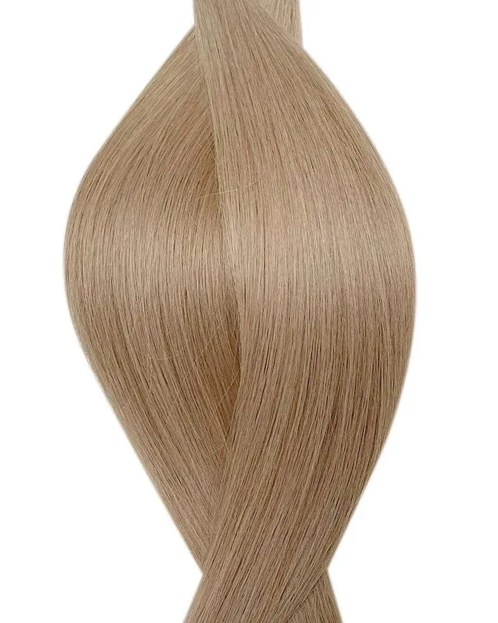 #18 Dunkel Aschblond invisible Tape Extensions