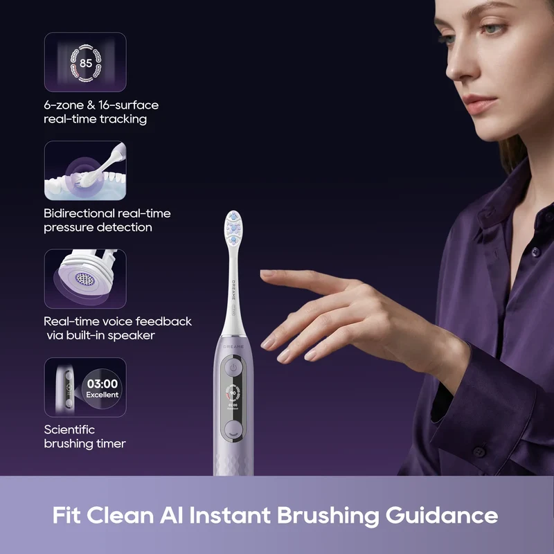 [Gift Set] Dreame E10F Smart Sonic Vibration Electric Toothbrush
