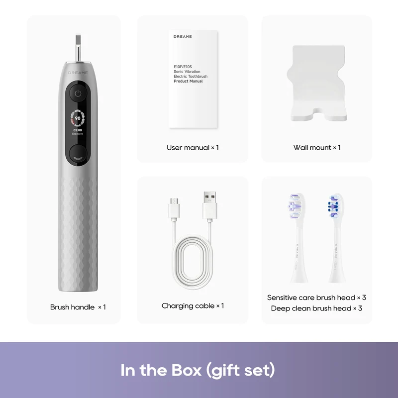 [Gift Set] Dreame E10F Smart Sonic Vibration Electric Toothbrush
