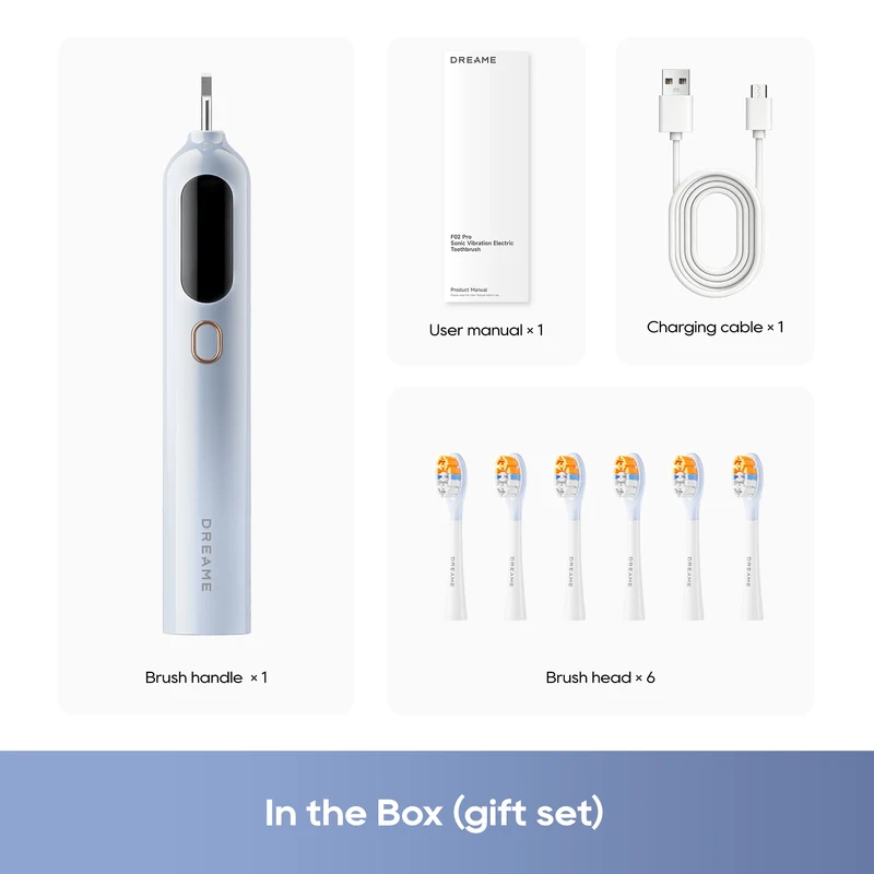 [Gift Set] Dreame F02 Pro Sonic Vibration Electric Toothbrush