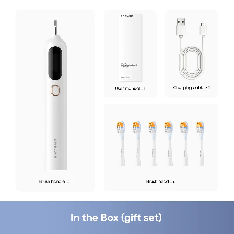 [Gift Set] Dreame F02 Pro Sonic Vibration Electric Toothbrush