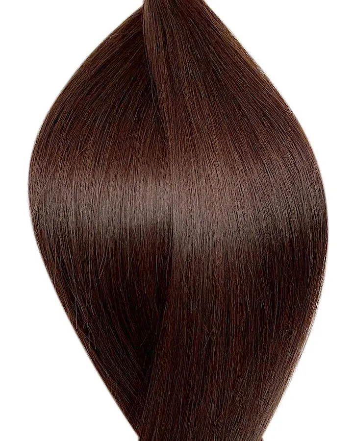 #2 Dunkelbraun Tape in Echthaar Extensions