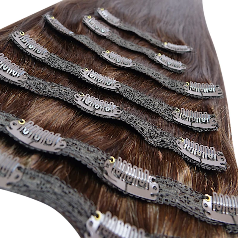 Clip in Extensions aus Echthaar