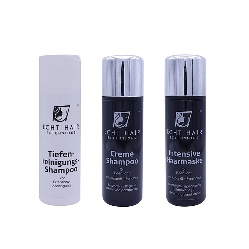 #6 Extensions Bondings Mini Pflegeset mit Tiefenreinigungs-Shampoo