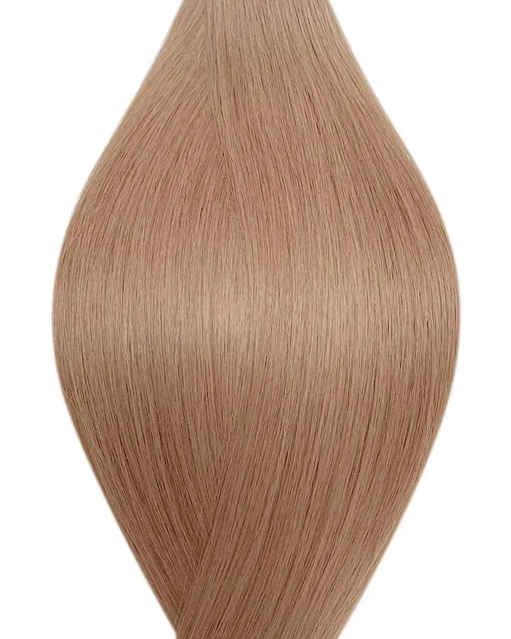 #14 Dunkelblond Keratin Bonding Extensions Echthaar