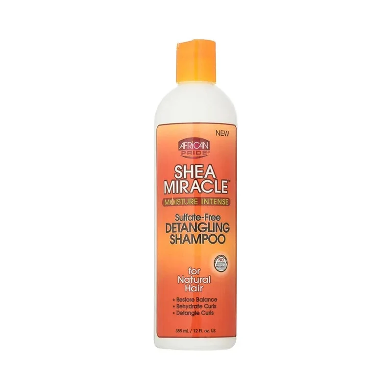 African Pride Shea Miracle Moisture Sulfate-Free Detangling Shampoo 355ml