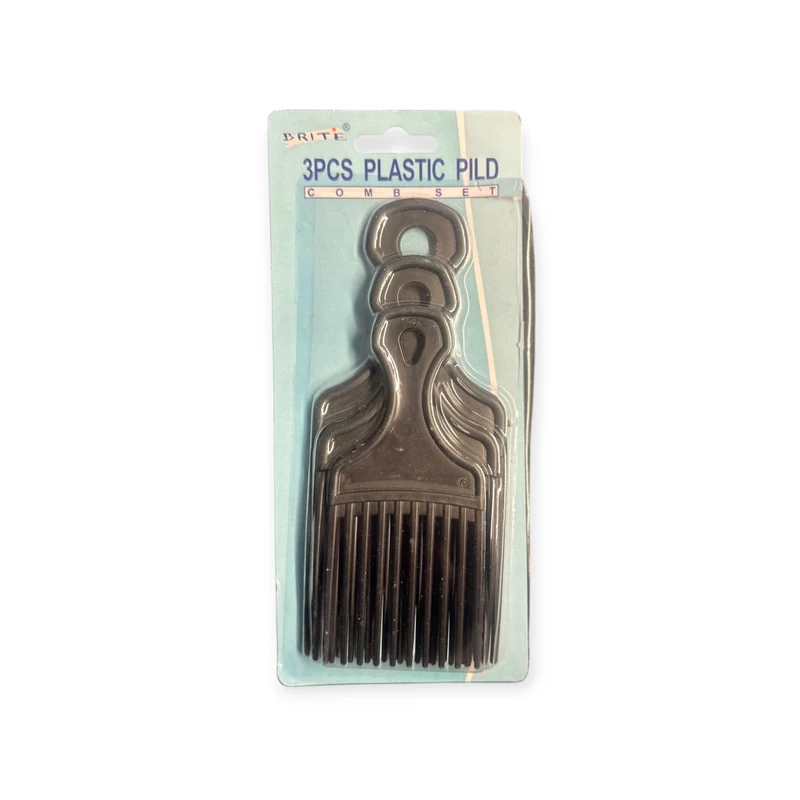 Haarkamm 3Pcs Plastic Pild Combset