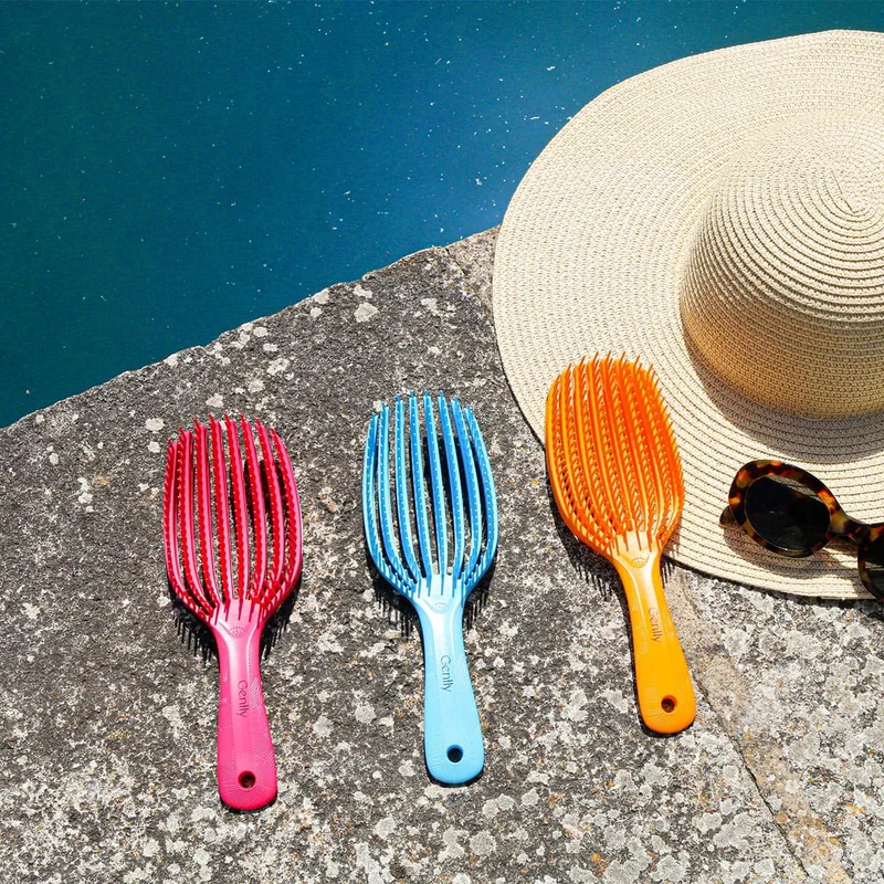 Brosse Démêlante Ecologique Cheveux Bouclés