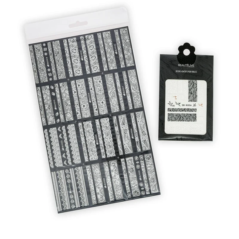 Stickers en dentelles pour ongles