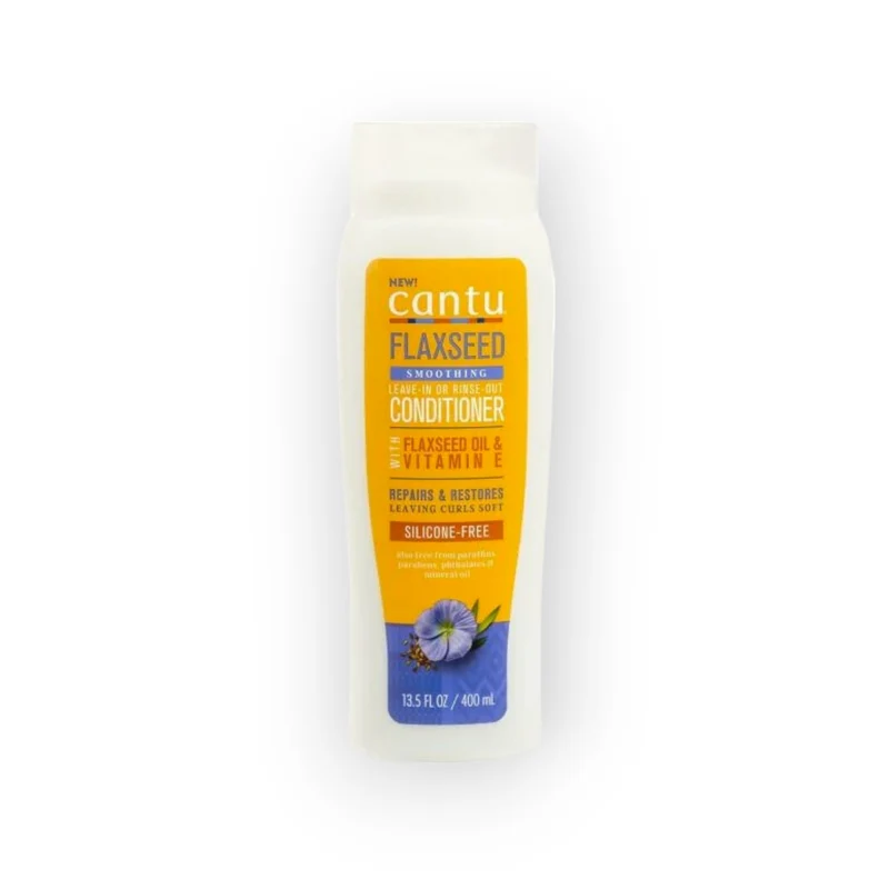 Cantu Flaxseed Smoothing Conditioner Silicone-Free 13.5 FL OZ 400ml