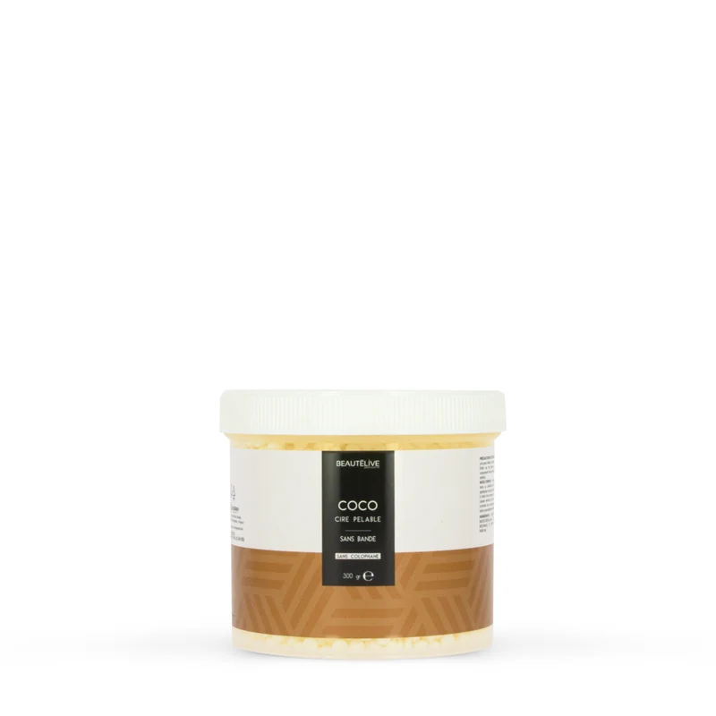 Cire coco sans bande et sans colophane peaux sensibles