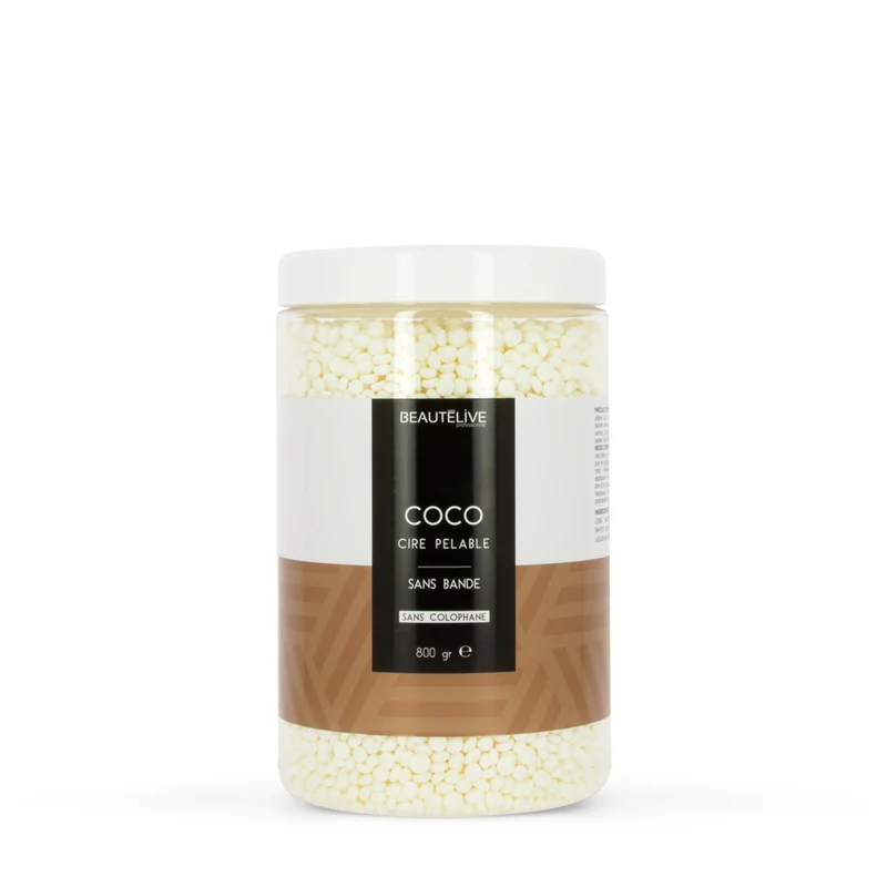Cire coco sans bande et sans colophane peaux sensibles