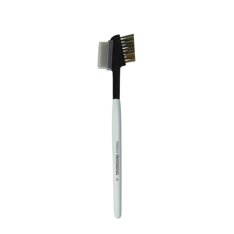 Pinceau Peigne Brosse Cils Nylon Noir & Blanc