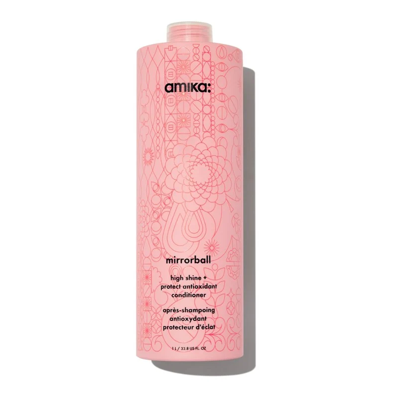 amika mirrorball high shine + protect antioxidant conditioner 1000ml
