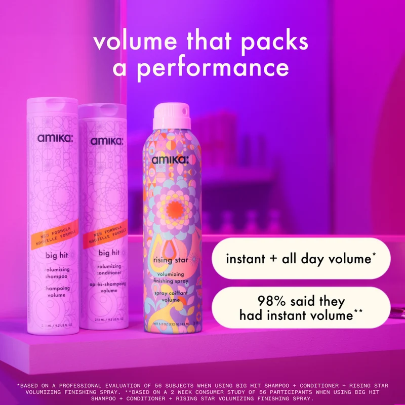 amika big hit volumising shampoo
