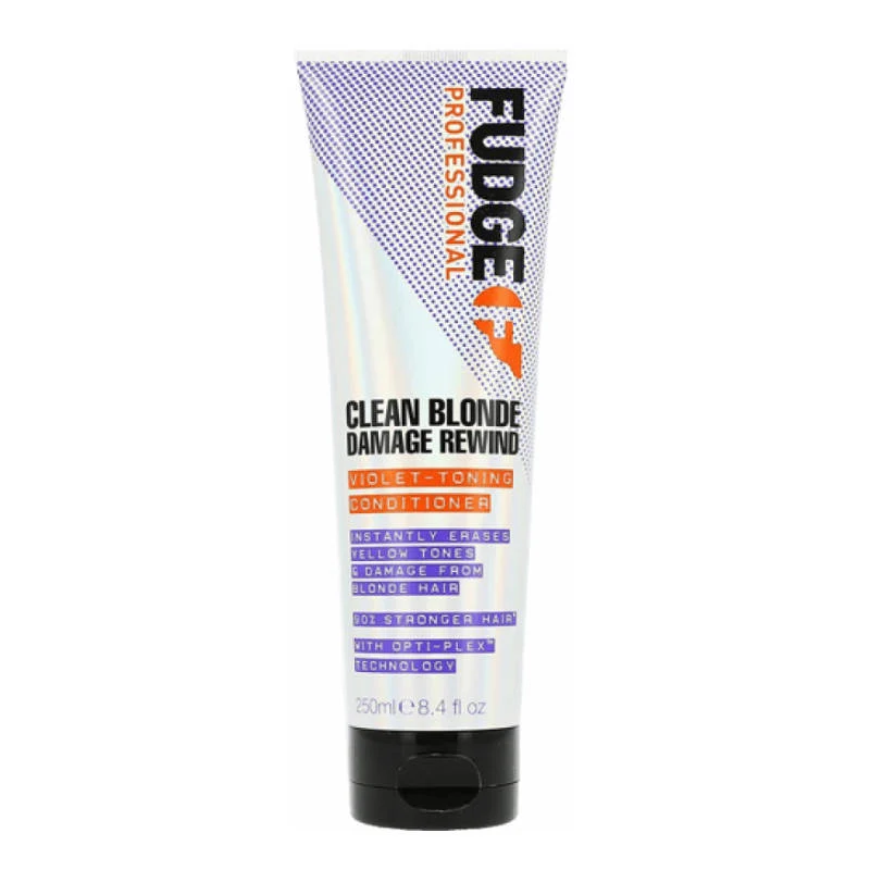 Fudge Clean Blonde Damage Rewind Violet Toning Conditioner