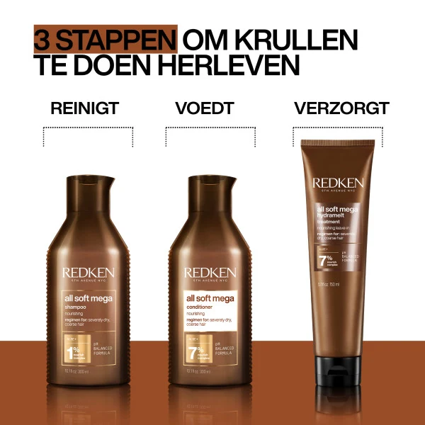 Redken All Soft Mega Locken Shampoo 300ml