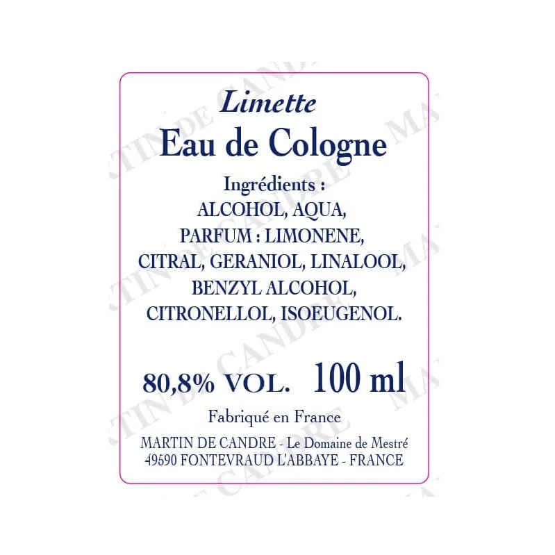 MdC Eau de Cologne Limette