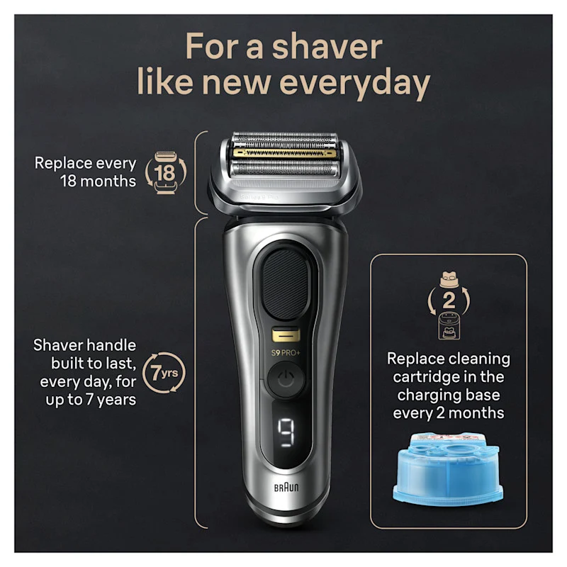 Series 9 PRO+ Electric Shaver with PowerCase 6-in-1 SmartCare Center ProComfort Head 9599cc