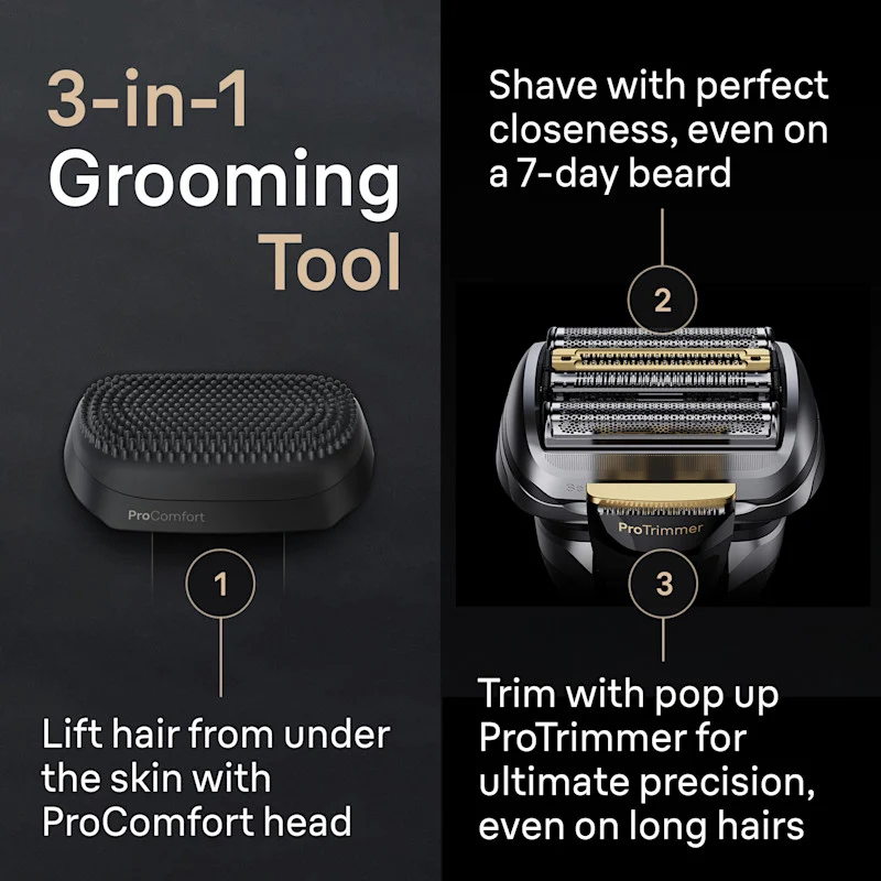 Series 9 PRO+ Electric Shaver with6-in-1 SmartCare Center ProComfort Head 9597cc