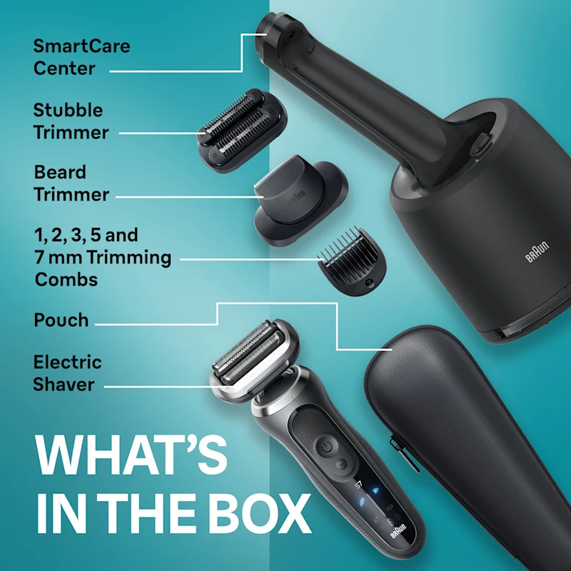 Electric Shaver with Beard and Stubble Trimmer Series 7 7085cc