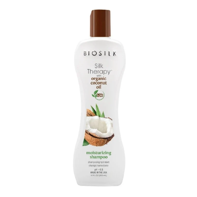 Biosilk Silk Therapy Kokosnussöl Feuchtigkeitsspendendes Shampoo 355ml