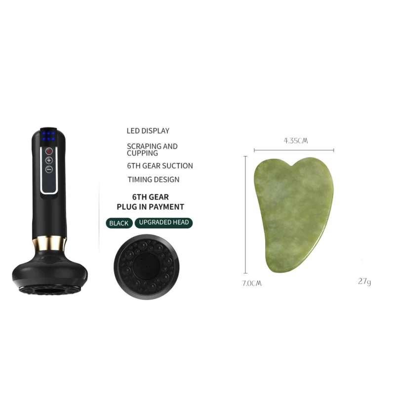 Electric Vacuum Cupping Massager For Body Anti-Cellulite Suction Cup Gua Sha Massage Body Cups Guasha Fat Burning Slimming Jars