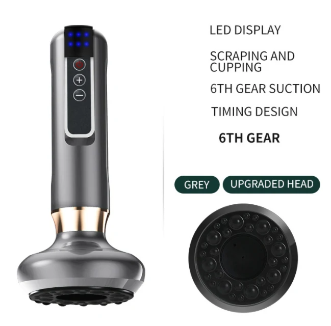Electric Vacuum Cupping Massager For Body Anti-Cellulite Suction Cup Gua Sha Massage Body Cups Guasha Fat Burning Slimming Jars