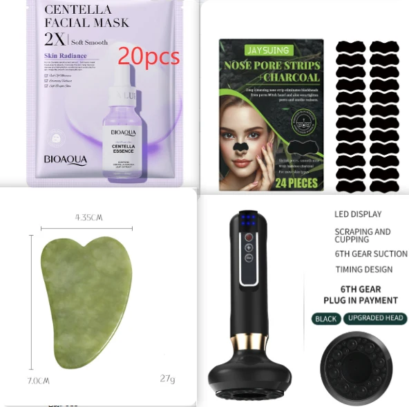 Electric Vacuum Cupping Massager For Body Anti-Cellulite Suction Cup Gua Sha Massage Body Cups Guasha Fat Burning Slimming Jars