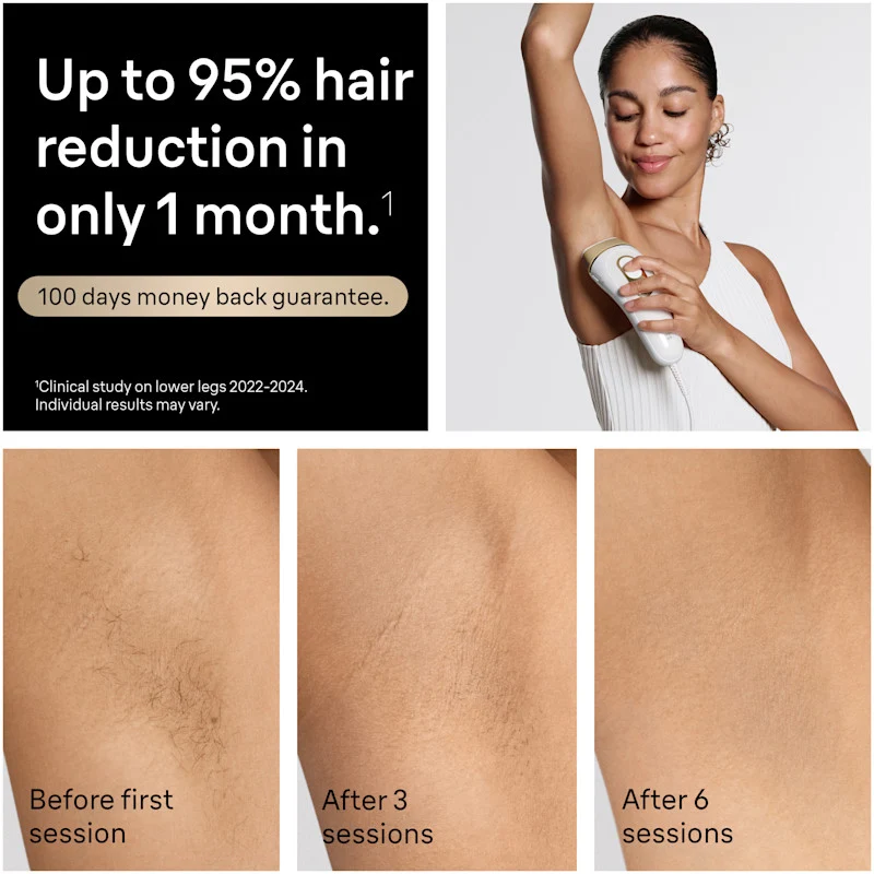 Braun Silk·expert Pro 5 IPL: Alternative to Laser Hair Removal with 4 Caps and Vanity Case PL5347