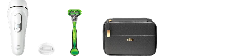 Braun Smart IPL Silk·Expert Pro 5: At Home Alternative to Laser Hair Removal with Wide Cap and Leather Pouch IPL5145