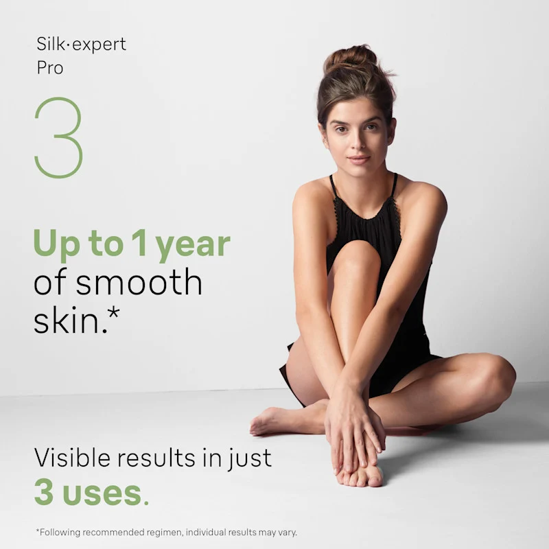 Braun Smart IPL Silk·expert Pro 3: At Home Alternative to Laser Hair Removal for Women and Men At-Home Hair Removal System IPL3020