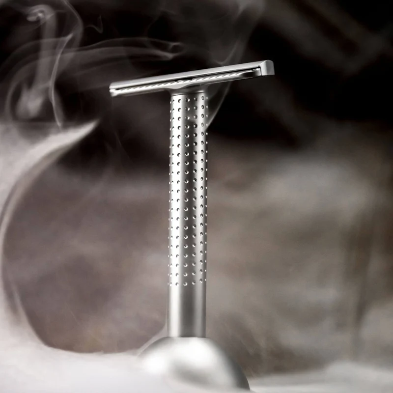 Amakuni Single-Edge Razor, Stainless Steel - Matte