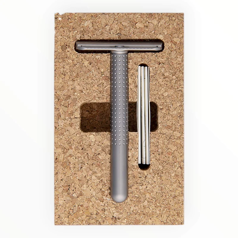 Amakuni Single-Edge Razor, Stainless Steel - Matte