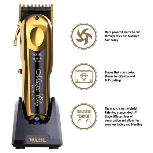 Wahl 5 Star Cordless Gold Magic Clip