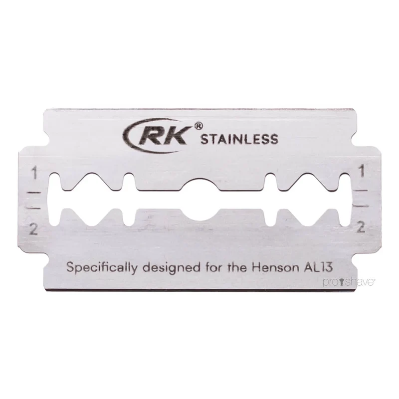 RK Shaving Stainless DE razor blades, 2x5 pcs (10 pcs)