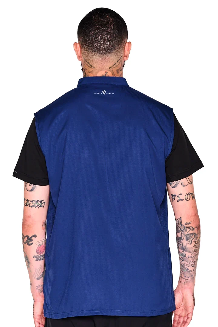 Barber Strong The Barber Vest - Blue