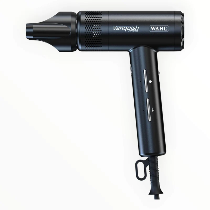 Vanquish Hair Dryer, Compact, 1600W, Black