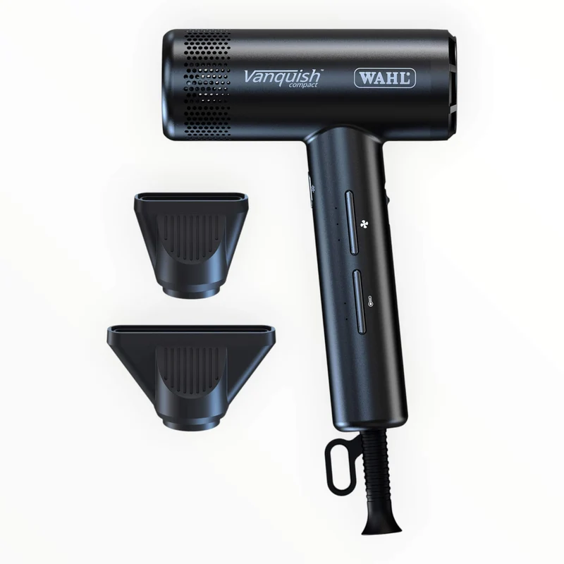 Vanquish Hair Dryer, Compact, 1600W, Black