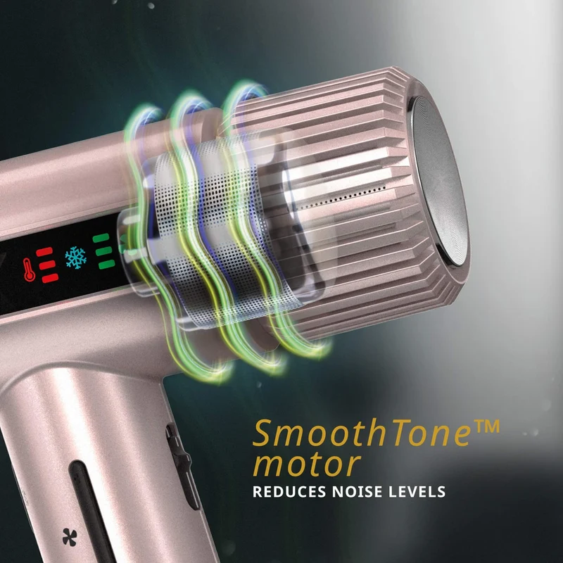 Vanquish Hair Dryer, 1600W, Rosegold