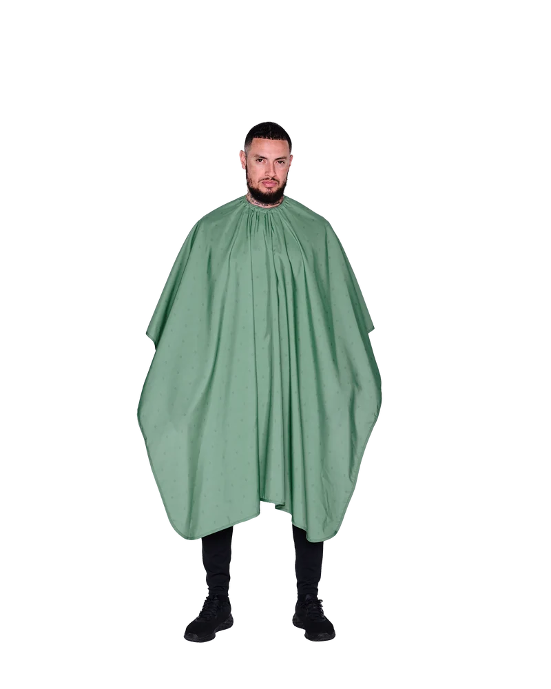 Barber Strong The Barber Shield Cape - Army Green
