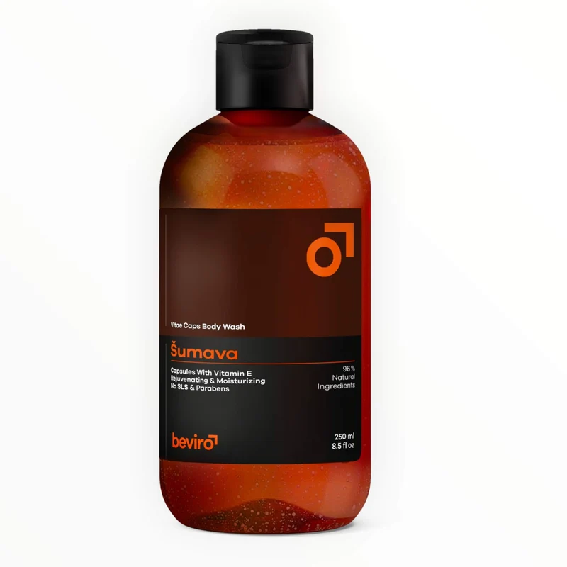 Natural Body Wash, Šumava, 250 ml.